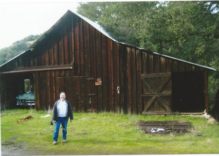 Berry Blackmon at Margaret's barn